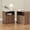 Brown, variant on KIGOTY Modern Fluted Nightstand Set of 2 with Charging Station, Night Stand Bedside Table with 2 Drawers,End Side Table with Open Shelf for Bed Room (Yellow, 2 Pack)