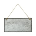 thumbnail image 5 of Cartel decorativo de pared rústico de metal de Cheung's, gris, 5 of 5