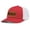 Red/White, variant on Trump Hat Bold MAGA Trump 2024 Mesh Back Leather Patch Trucker Hat, Black/Black