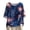 Dark Blue, variant on Women's 250th Anniversary USA Shirt Mid Sleeve Independence Day Top 4th of July Shirts America 250 Merchandise Loose Star Print Tee
