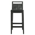 thumbnail image 3 of SAFAVIEH Darin Bar Stool Black / Black, 3 of 7