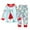 Light Blue, variant on VERUGU Toddler Fall Outfits Children Kids Boys Girls Winter Christmas Santa Letter Print Warm Sweatshirt Pants Outfits