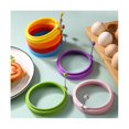 thumbnail image 4 of 14 piezas de molde para hacer panqueques de silicona redondo de siete colores, molde para huevos escalfados, molde para huevos en forma de anillo, como se muestra, 4 of 5