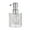 Clear, variant on Foaming Soap Dispenser,Foaming Soap Dispenser - Foaming Hand Soap,Foaming Soap Dispenser, Hand Soap Dispenser, Refillable Foam Liquid Hand Soap Empty Plastic(Gray 6in)