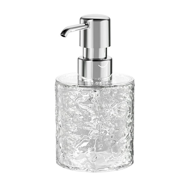 Bwiyojiz 2.95x2.95x5.7" Foaming Soap Dispenser Hand Refillable for Bathroom or Kitchen Foam Pump Bottle Body Wash Home Storage & Organization, Plastic, Clear, Gifts for Family