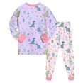 thumbnail image 5 of Baby Boys Long Sleeve Top And Pants Snug Fit Cotton Pajama Set,Skin-Friendly 6-12 Months 12-24 Months 2t 3t 4t 5t 6t 7t 8t 9t Children(Purple,2-3 Years), 5 of 6