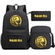 thumbnail image 4 of ROBLOX juego dorado de tres piezas, mochila para adolescentes, estudiantes de primaria y secundaria, mochila para hombre y mujer, 4 of 4