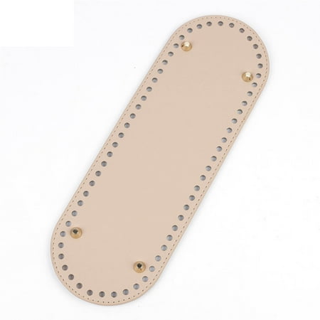 

PU Leather DIY Knitting Crochet Bag Nail Bottom Shaper Pad Insert Cushion Base for Purse Craft Making Tool
