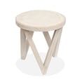 thumbnail image 2 of Magnussen Home Bostwick Coconut Cream Round End Table, 2 of 7