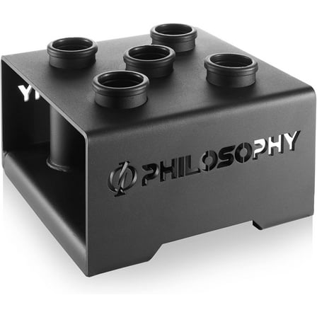 Philosophy Gym Vertical Barbell Holder - 5 Bar Storage Stand for 2" Olympic Bars