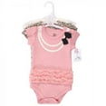 thumbnail image 2 of Little Treasure Baby Girl Cotton Bodysuits 3pk, Stylist, 0-3 Months, 2 of 2