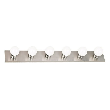 Design House 519314 6 Light Vanity Wall Satin Nickel Design House 519314 6 Light Vanity Wall Satin Nickel