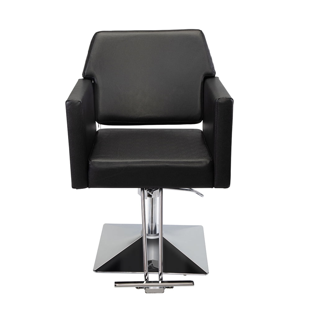 Kepooman Artist Square Barber Chair, Salon Chair with Armrestfor Hair Stylist Tattoo Chair Shampoo Salon Equipment, Black Kepooman Artist Square Barber Chair, Salon Chair with Armrestfor Hair Stylist Tattoo Chair Shampoo Salon Equipment, Black