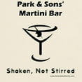 thumbnail image 3 of CafePress - Park &Amp; Sons' Martini Bar T Shirt (White) T Shi - Men's Classic Graphic T-Shirt, 3 of 4