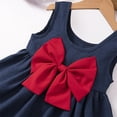 thumbnail image 5 of Cethrio Summer Dresses for Girl 2026, Mid-length Party Casual Sleeveless Birthday Dresses Blue Size 4-5 T, 5 of 7