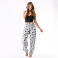 thumbnail image 2 of Lotus and Luna Harem Pants Thai Pants for Women Perfect for Beach & Lounge, Amorgos Harem Pants L/XL, 2 of 7