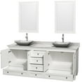 thumbnail image 5 of Wyndham Collection Wcv800080dwhcmovm24 Acclaim 80" Free Standing Vanity Set - Pyra Bone, 5 of 7