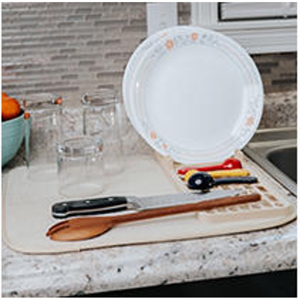 Cuisinart Dish Drying Mat with Rack 2PackBeige