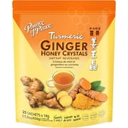 Prince Of Peace Instant Ginger Honey Crystal W/Turmeric 18G X 25 (Pack of 5)