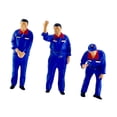 thumbnail image 4 of HILABEE 3 Pcs 1/64 Figurines Miniatures de Personnes de Station-Service Cadeau pour Table de Sable Bleu, 4 of 9