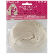 Straight Natural Look Doll Hair 1oz-Blonde