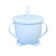thumbnail image 1 of 2025 Vaso con pajita de silicona antiderrame para dos orejas, 1 unidad, vaso portátil con tapa y pajita para alimentos, a prueba de fugas, para viajes, picnics y uso diario, 1 of 3