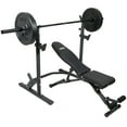 thumbnail image 2 of PRCTZ Two-Piece Olympic Weight Bench with Squat Rack, Foldable FID Bench, and Weight Storage, 2 of 14