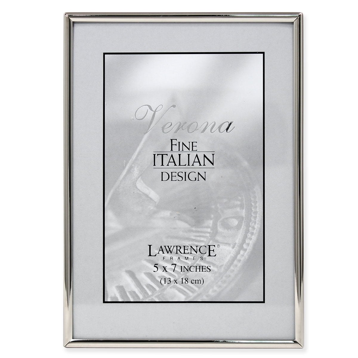Ivory/Silver Lawrence Frames Picture Frame 5x7 