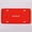 Red, variant on Car License Plate Frame
