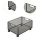 thumbnail image 5 of Carrito de archivos con ruedas Carrito de almacenamiento debajo del escritorio Estantería móvil simple Versátil con L Ampliar, 5 of 9