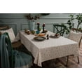 thumbnail image 5 of Dining Table Cloths Rectangle , Cotton Linen Table Cloth Christmas 4-8 Seater with Bells and Snowflake Pattern 140x180cm, 5 of 5
