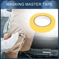 thumbnail image 3 of Unique Bargains Masking Tape, DIY Car Auto Paint Painters Tape, 1 Pc Yellow 0.7 Inches x 54.7 Yards, 3 of 7