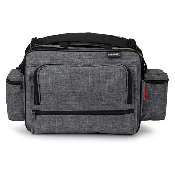 Hopkins Mark V ExL Antimicrobial Nurse Bag - HIPAA Compliant Shoulder Bag for Medical Professionals, Home Health, 16x11.34x7.12 inch