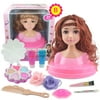 Doolland Kids Dolls Styling Head Makeup Comb Hair Toy Doll Set Pretend Play Princess Dressing Play Toys
