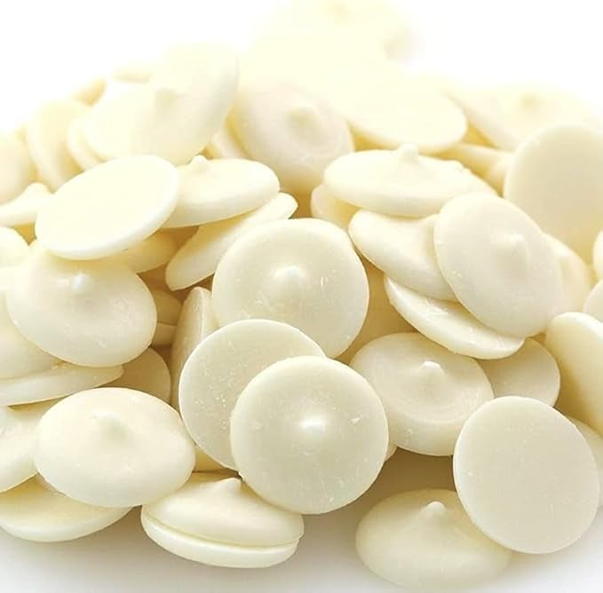 Kidu Pantry Melting White Chocolate Wafers 80 Ounces - 5 Pound Bulk In Resealable Bag