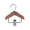 Coffee, variant on SunRoad Mini Clothes Hanger Premium Wood Baby Clothes Hanger with Non-Slip Clips Practical Pet Clothes Hook for Home