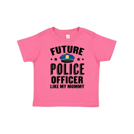 

Inktastic Future Police Officer Like My Mommy Gift Toddler Boy or Toddler Girl T-Shirt