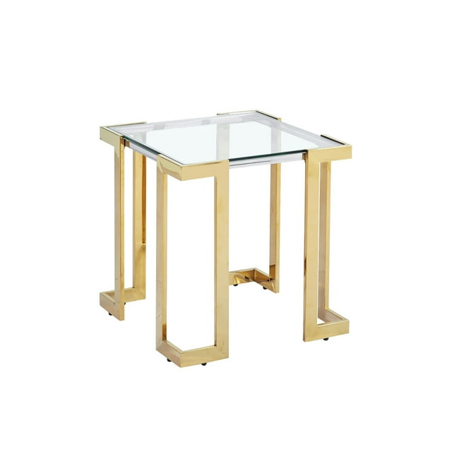 Mesa Lateral Kessa Muebles Charly Dorado
