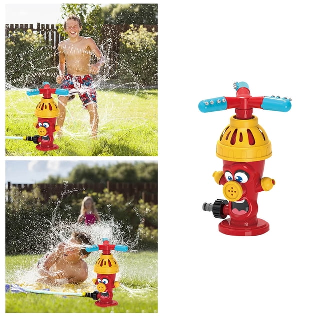 HUASHENG Garden Sprinkler 360 Rotating Sprinkler Large Area Coverage Adjustable Weighted Gardening Watering System