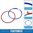 thumbnail image 3 of Unique Bargains Car Wheel Hub Center Cap Ring for Cadillac XT5 SRX XTS ATS CT6 Aluminum Alloy Blue (Set of 4), 3 of 6