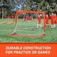 thumbnail image 5 of GoSports Team Tone 4 ft x 3 ft Portable Soccer Goals for Kids - Set of 2 Pop Up Nets for Backyard - Red, 5 of 7