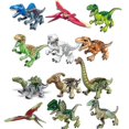 thumbnail image 2 of Bloque de dinosaurio Jurásico Compatible Lego Rex Raptor Ankylosaurus modelo de figura de acción/Dilophosaurus C/ kaili Sencillez, 2 of 2