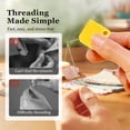 thumbnail image 3 of QenASHaing Automatic Needle Threaders for Hand Sewing, Square Needle Threading Helper for Sewing Machine, Fits All Needle Sizes, Easy Selfthread Needle Threaders Tool, Sewing Supplies, 3 of 7