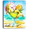 thumbnail image 2 of Design Art - Designart Gold Fish Enjoying Holidays on Beach, 2 of 3