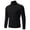 Black, variant on JUUYY Men's Turtleneck Sweater Long Sleeve Slim Fit Solid Color Knitted Warm Winter Casual Comfortable Base Layer Tops Pullover Beige XXL