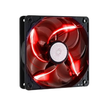 Cooler Master SickleFlow 120 - Sleeve Bearing 120mm 3-Pin LED Silent Fan for Computer Cases, CPU Coolers, and Radiators - Red (Best Cpu For Vr)