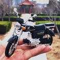thumbnail image 3 of Modelo de motocicleta de aleación Honda con sonido y luz, adornos de motocicleta vintage antiguos, 3 of 5