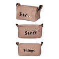 thumbnail image 2 of EIMELI Home Storage Basket Jute Organizer Books Cosmetic Snacks Sundries Box Shelves Large Capacity Clothing Sorting Boxes, 2 of 9