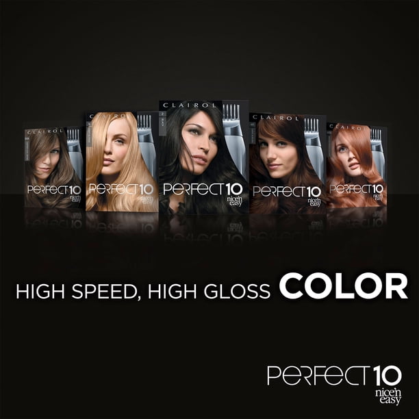 Clairol Nice 'n Easy Perfect 10 Hair Dye Coloring, 5A Medium Ash