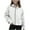 White, variant on breaise Girls Zip Up Hoodies Teen Full-Zip Sweatshirts Jacket Casual Spring Sweatshirt with Pocket